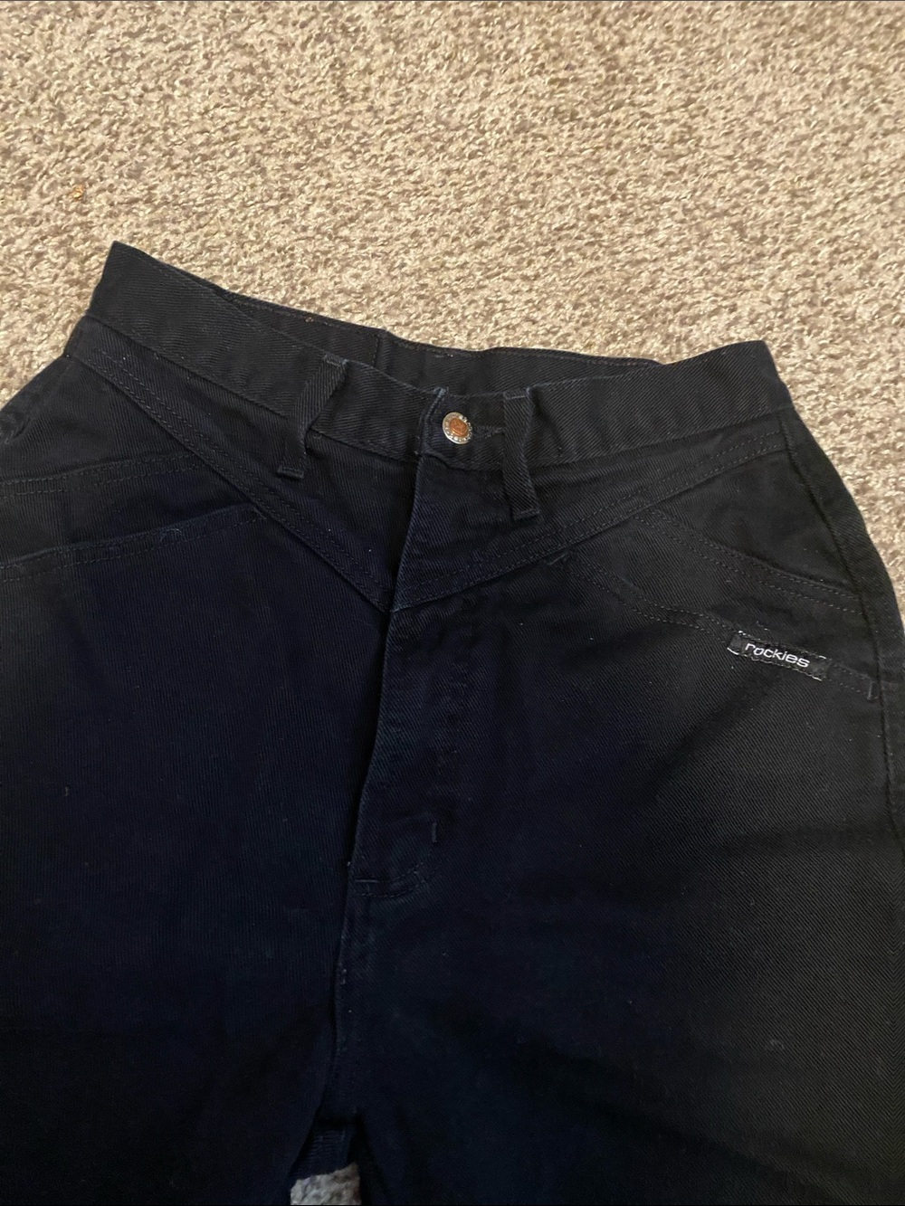 Vintage Rockies Bareback Black Jeans - Picture 2 of 6